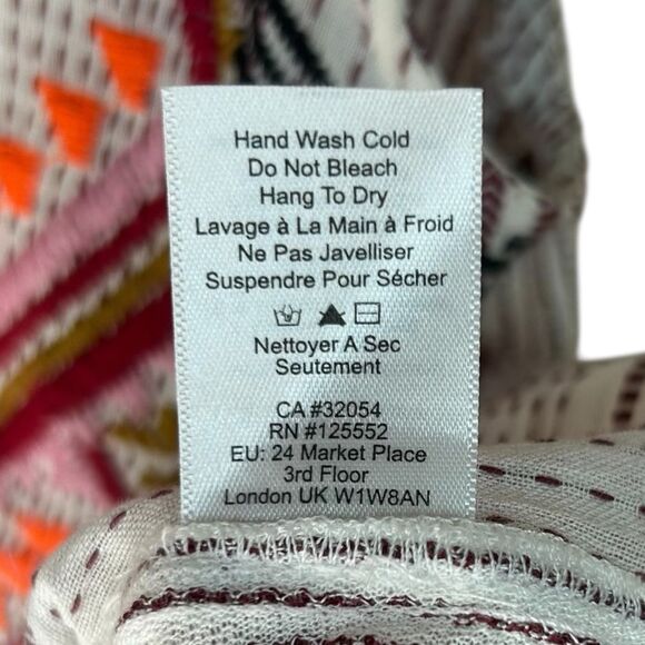 Dolan Left Coast Collection Velia Embroidered Boho Tank Top Blouse Anthro Small - Picture 11 of 11